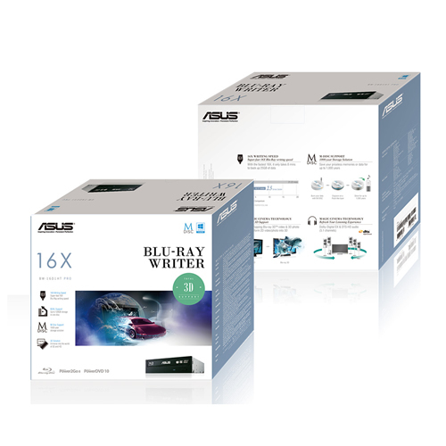  ASUS BW-16D1HT Blu-ray Writer Optical Drive Retail