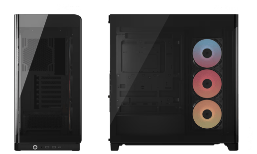 Corsair FRAME 4500X RS-R ARGB Mid Tower Gaming Case - Black 