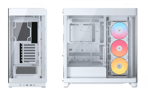 Corsair FRAME 4500X RS-R ARGB Mid Tower Gaming Case - White 