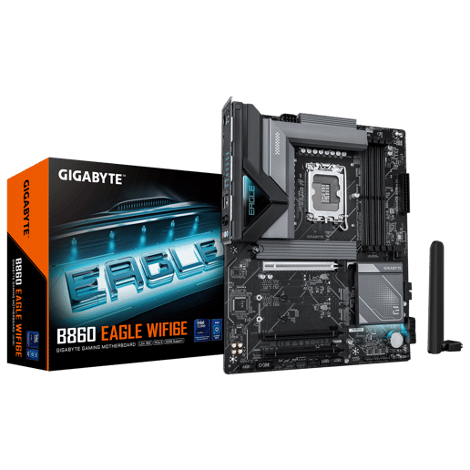 Gigabyte B860 EAGLE WIFI6E ATX Motherboard for Intel Socket 1851 CPUs