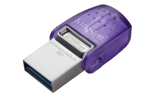 256GB Kingston DataTraveler microDuo 3C 1 x USB 3.0 x 1 x Type-C USB Flash Drive