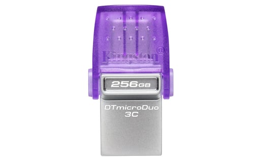 256GB Kingston DataTraveler microDuo 3C 1 x USB 3.0 x 1 x Type-C USB Flash Drive
