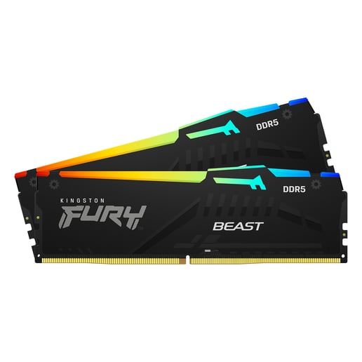 Kingston FURY Beast RGB 64GB (2x32GB) 6000MT/s DDR5 Memory Kit