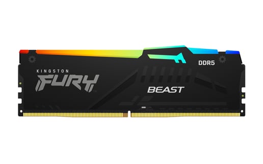 Kingston FURY Beast RGB 16GB (1x16GB) 6000MT/s DDR5 Memory