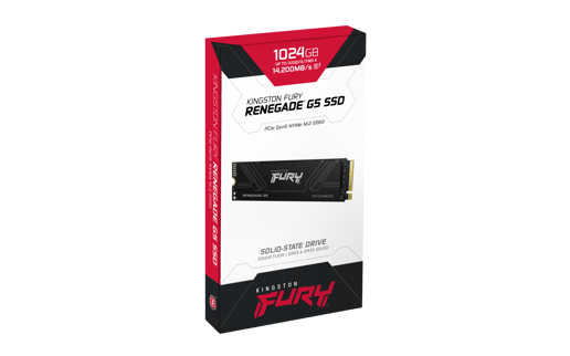 1TB Kingston FURY Renegade G5 M.2 2280 PCI Express 5.0 x4 NVMe Solid State Drive