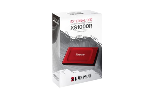 1TB Kingston XS1000 Mobile External Solid State Drive - USB 3.2 Gen 2