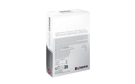 1TB Kingston XS1000 Mobile External Solid State Drive - USB 3.2 Gen 2