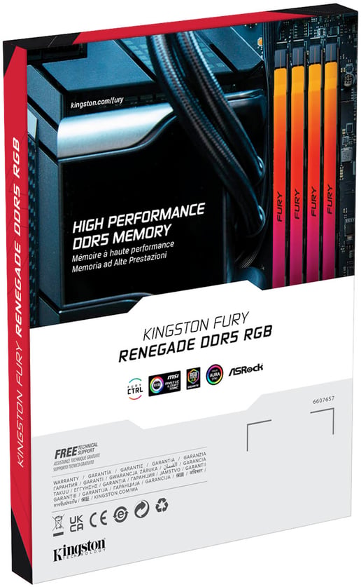 Kingston FURY Renegade 16GB (1x16GB) 6400MT/s DDR5 Memory