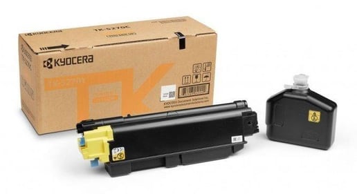 Kyocera TK-5270Y (Yield 6,000 Pages) Yellow Toner Cartridge