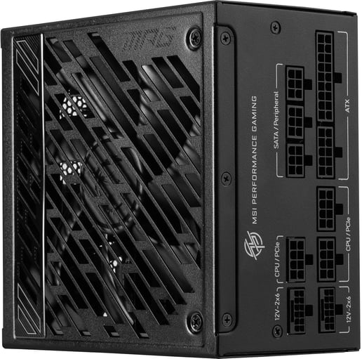 850W MSI MPG A850GS PCIE5 Modular 80 Plus Gold PSU