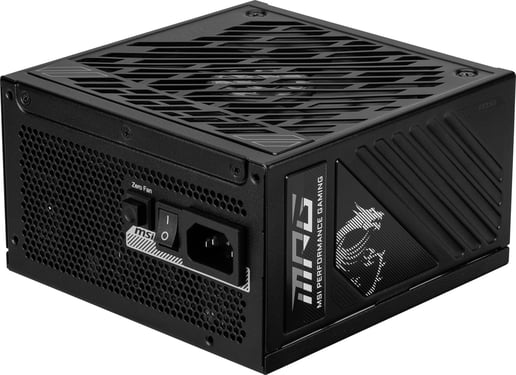 850W MSI MPG A850GS PCIE5 Modular 80 Plus Gold PSU