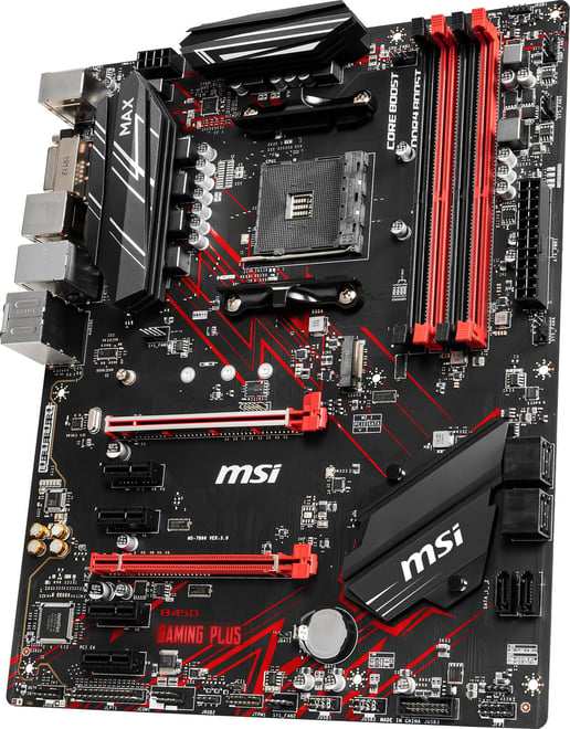 MSI B450 GAMING PLUS MAX ATX Motherboard for AMD AM4 CPUs