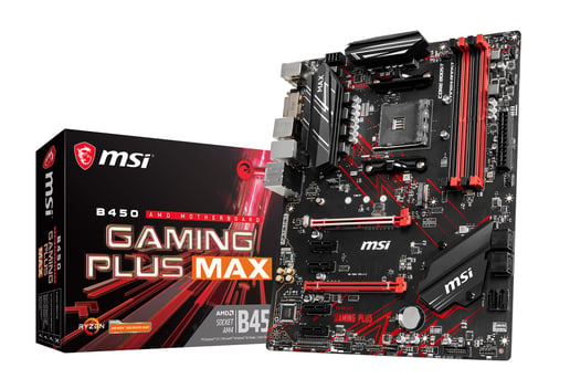 MSI B450 GAMING PLUS MAX ATX Motherboard for AMD AM4 CPUs