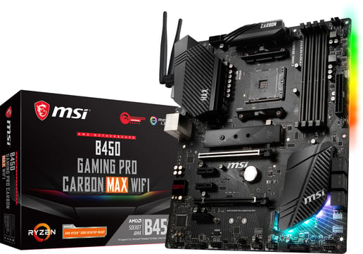 MSI B450 GAMING PRO CARBON MAX WIFI ATX Motherboard for AMD AM4