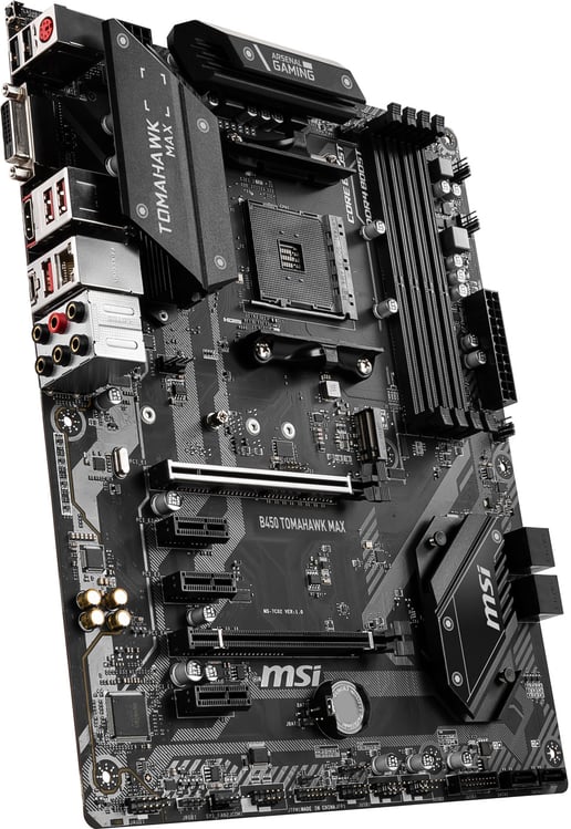 MSI B450 TOMAHAWK MAX ATX Motherboard for AMD AM4 CPUs