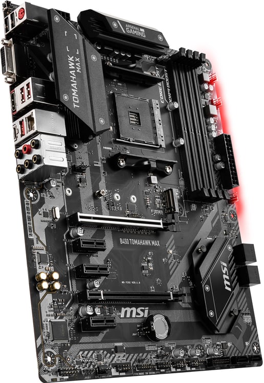 MSI B450 TOMAHAWK MAX ATX Motherboard for AMD AM4 CPUs