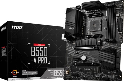 MSI B550-A PRO ATX Motherboard for AMD AM4 CPUs