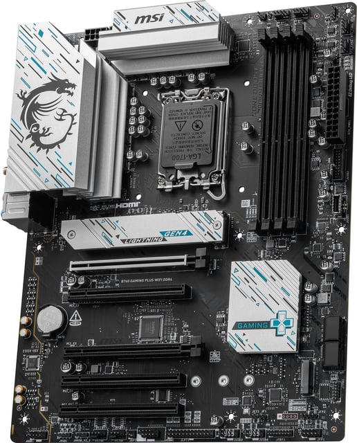 MSI B760 GAMING PLUS WIFI DDR4 ATX Motherboard for Intel Socket 1700 CPUs