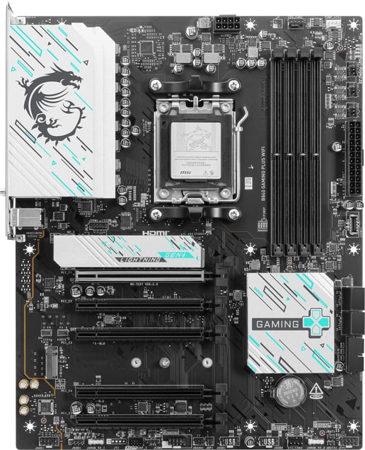 MSI B840 GAMING PLUS WIFI ATX Motherboard for AMD AM5 CPUs