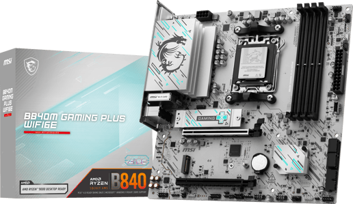 MSI B840M GAMING PLUS WIFI6E mATX Motherboard for AMD AM5 CPUs