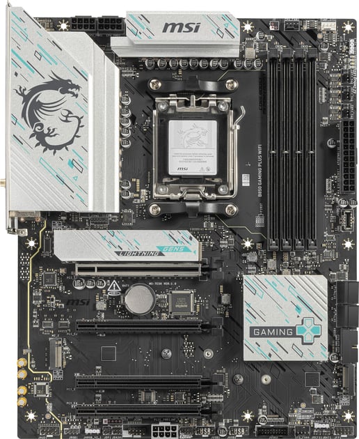 MSI B850 GAMING PLUS WIFI ATX Motherboard for AMD AM5 CPUs