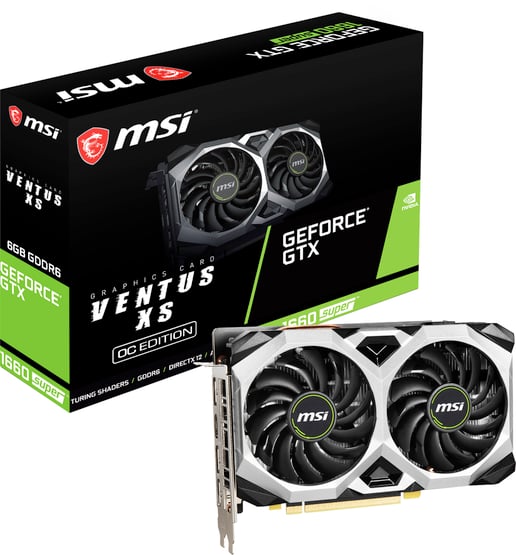 MSI GeForce GTX 1660 SUPER Ventus XS OC 6GB Graphics Card