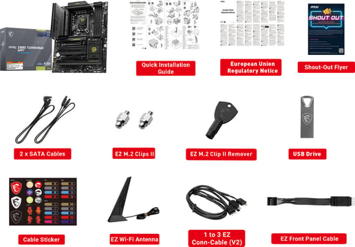 MSI MAG Z890 TOMAHAWK WIFI ATX Motherboard for Intel Socket 1851 CPUs