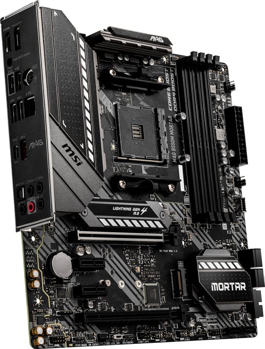 MSI MAG B550M MORTAR mATX Motherboard for AMD AM4 CPUs
