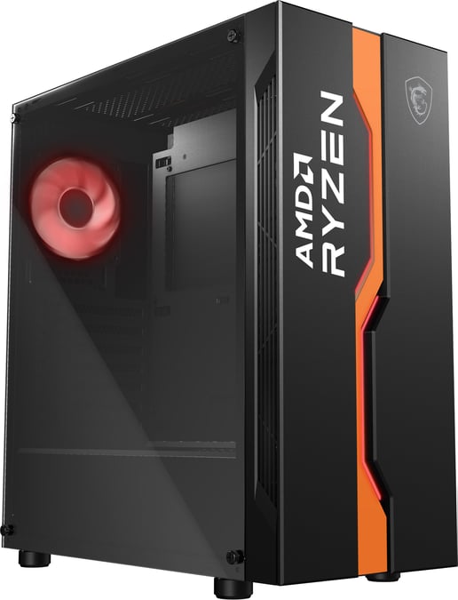 MSI MAG VAMPIRIC 011C Mid Tower Gaming Case - Black USB 3.0
