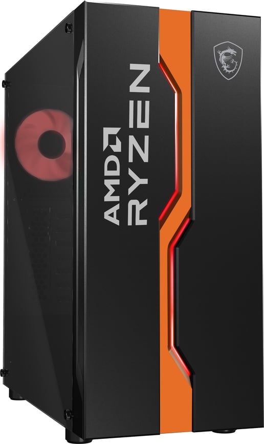 MSI MAG VAMPIRIC 011C Mid Tower Gaming Case - Black USB 3.0