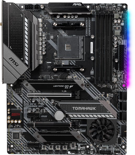 MSI MAG X570 TOMAHAWK WIFI ATX Motherboard for AMD AM4 CPUs
