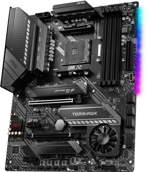 MSI MAG X570 TOMAHAWK WIFI ATX Motherboard for AMD AM4 CPUs