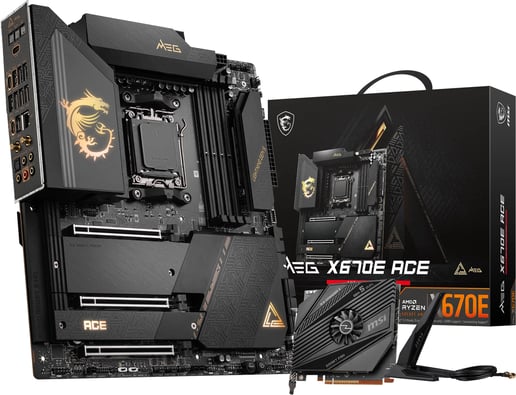 MSI MEG X670E ACE EATX Motherboard for AMD Socket AM5 CPUs