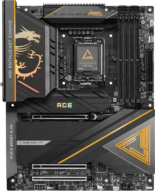 MSI MEG Z890 ACE ATX Motherboard for Intel LGA1851 CPUs