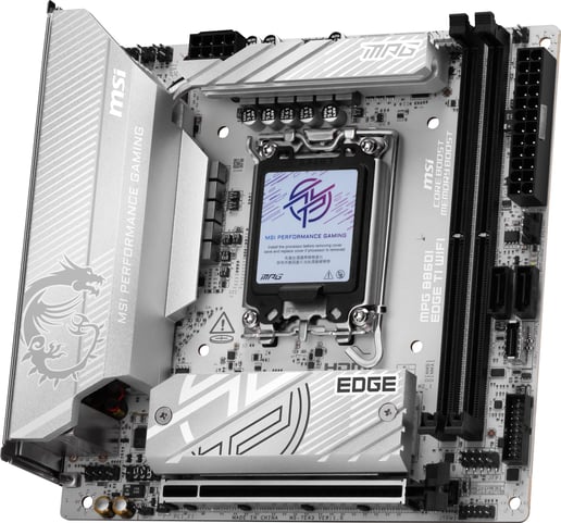 MSI MPG B860I EDGE TI WIFI ITX Motherboard for Intel LGA1851 CPUs
