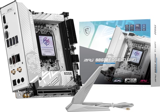 MSI MPG B860I EDGE TI WIFI ITX Motherboard for Intel LGA1851 CPUs