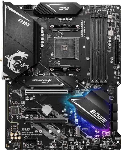 MSI MPG B550 GAMING EDGE WIFI ATX Motherboard for AMD AM4 CPUs