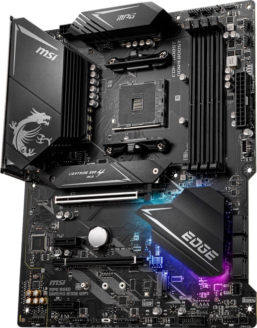 MSI MPG B550 GAMING EDGE WIFI ATX Motherboard for AMD AM4 CPUs