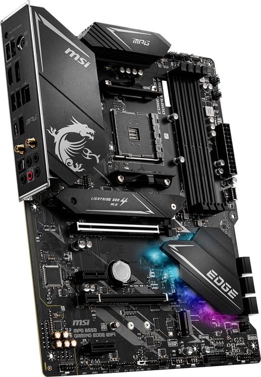 MSI MPG B550 GAMING EDGE WIFI ATX Motherboard for AMD AM4 CPUs