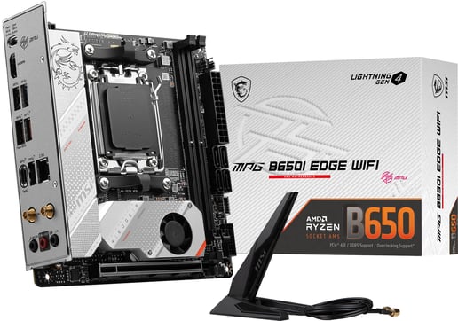 MSI MPG B650I EDGE WIFI ITX Motherboard for AMD AM5 CPUs