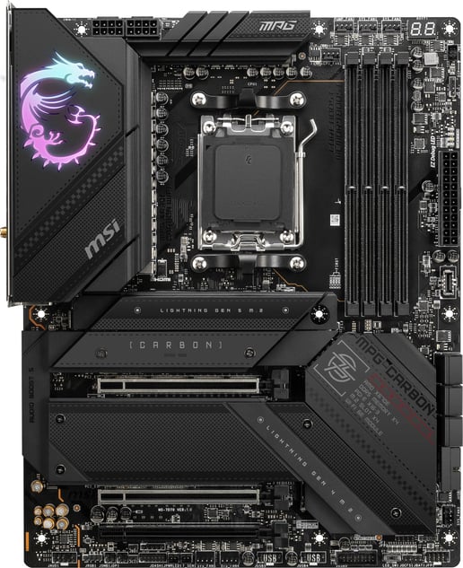 MSI MPG X670E CARBON WIFI ATX Motherboard for AMD AM5 CPUs