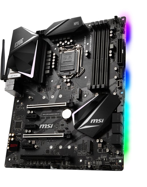 MSI MPG Z390 GAMING EDGE AC ATX Motherboard for Intel LGA1151 CPUs