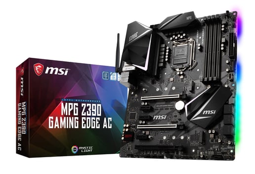 MSI MPG Z390 GAMING EDGE AC ATX Motherboard for Intel LGA1151 CPUs