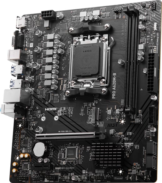 MSI PRO A620M-B mATX Motherboard for AMD AM5 CPUs