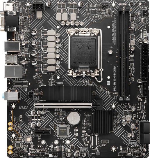 MSI PRO B660M-B mATX Motherboard for Intel LGA1700 CPUs