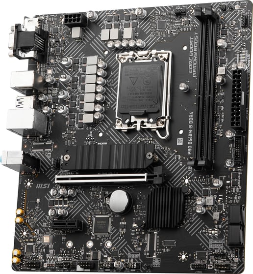 MSI PRO B660M-B mATX Motherboard for Intel LGA1700 CPUs