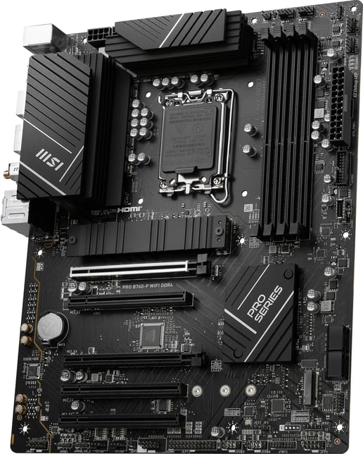 MSI PRO B760-P WIFI DDR4 ATX Motherboard for Intel LGA1700 CPUs