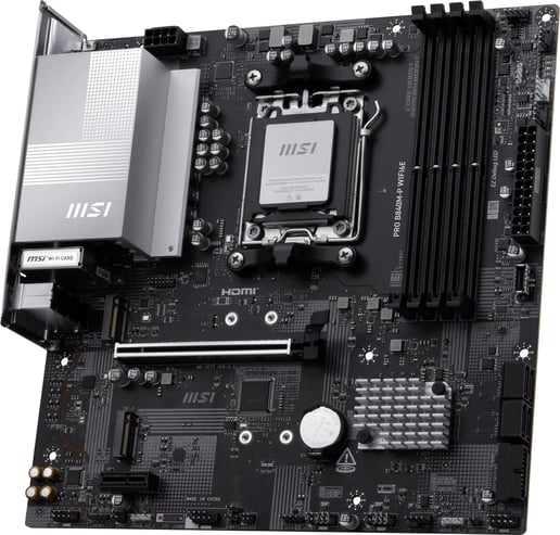 MSI PRO B840M-P WIFI6E mATX Motherboard for AMD AM5 CPUs