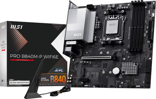 MSI PRO B840M-P WIFI6E mATX Motherboard for AMD AM5 CPUs