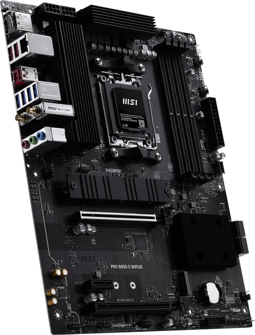 MSI PRO B850-S WIFI6E ATX Motherboard for AMD Socket AM5 CPUs